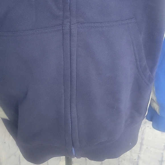 US POLO ASSN. Blue and Gray Zip Up Hoodie Jacket XL - Picture 5 of 9